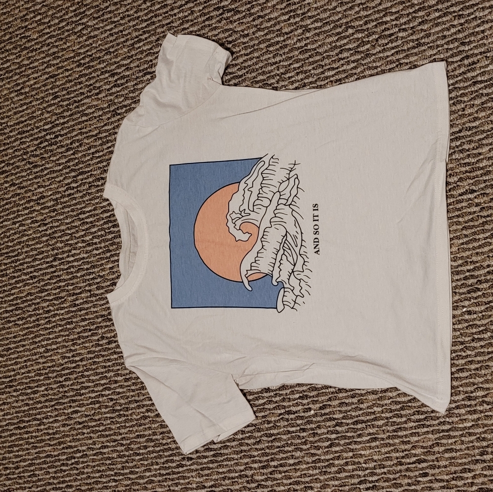 White Japanese Ocean shirt